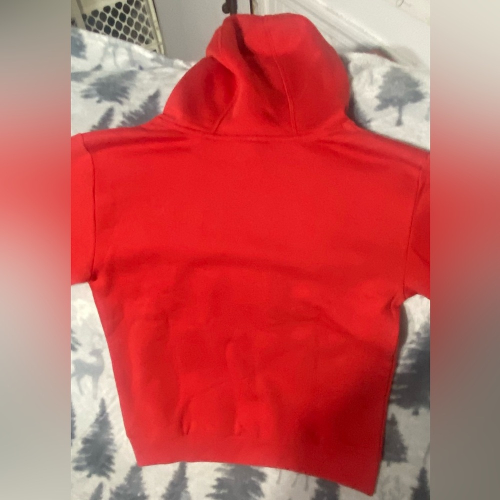 Kids Adidas Hoodie New‎ with out tags. Never worn. Size Kids Med - Color Red - Picture 4 of 5